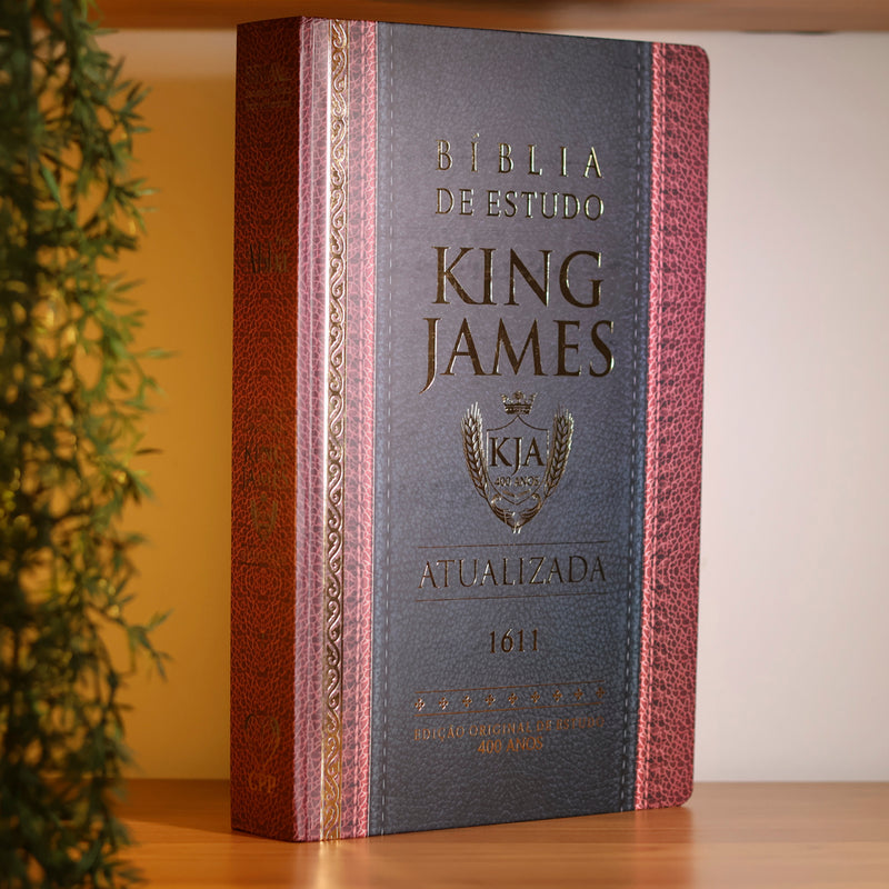 Bíblia de Estudo King James Atualizada | Hipergigante |  Full Collor | Capa Dura