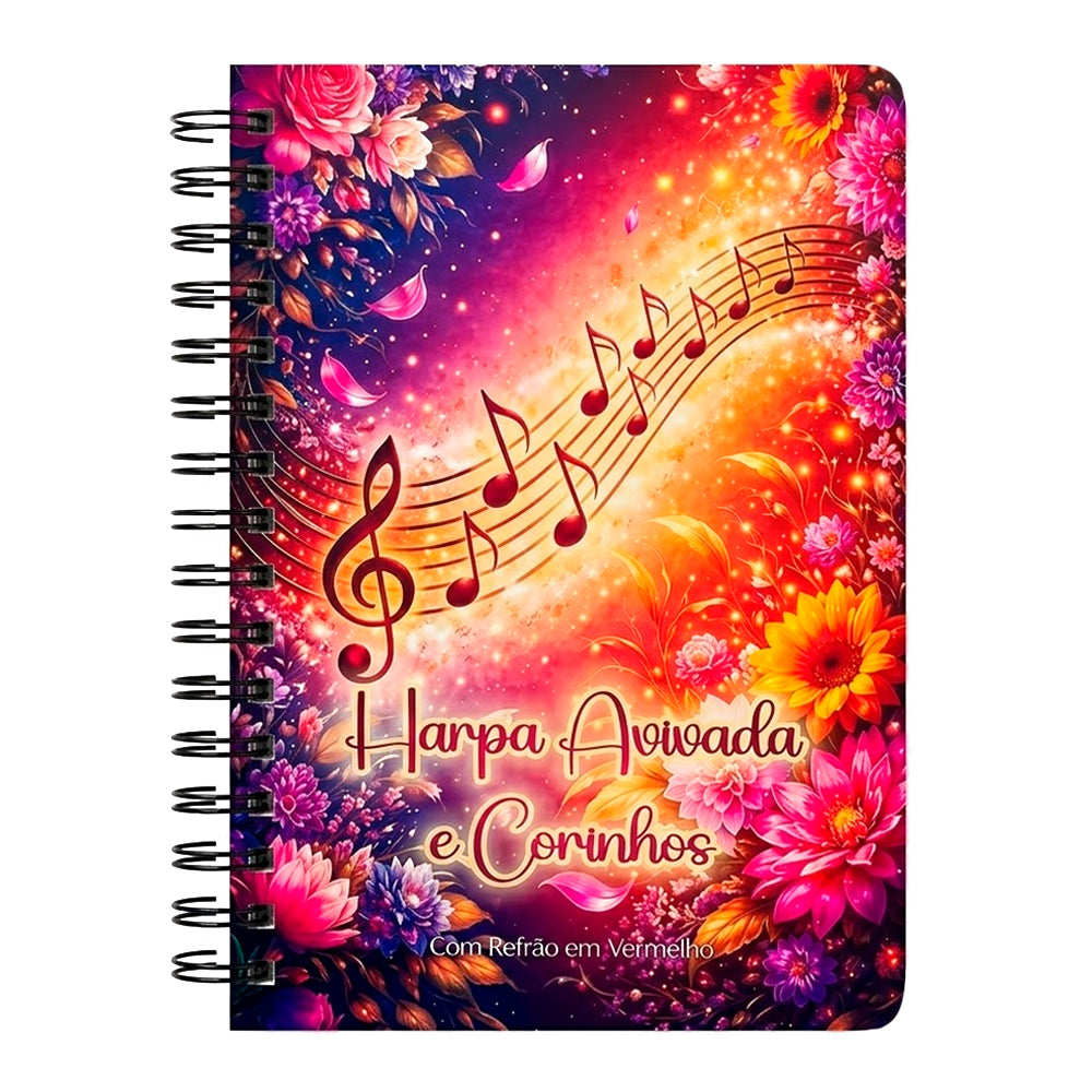 Harpa Avivada e Corinhos Jardim Musical | Letra Hipergigante | Capa Dura