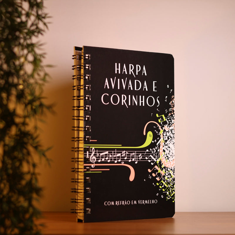 Harpa Avivada e Corinhos Musical  | Letra Hipergigante | Capa Dura