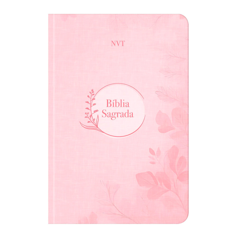 Bíblia Sagrada Com Recursos | NVT | Capa Dura Rosa