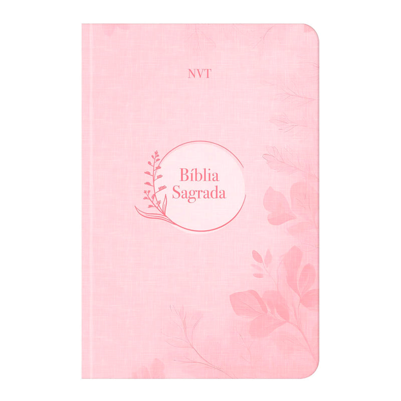 Bíblia Sagrada Com Recursos | NVT | Capa Dura Rosa
