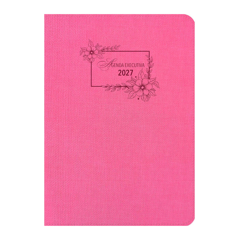 Agenda Executiva Diária 2027 | Pão Diário | Rosa Feminina