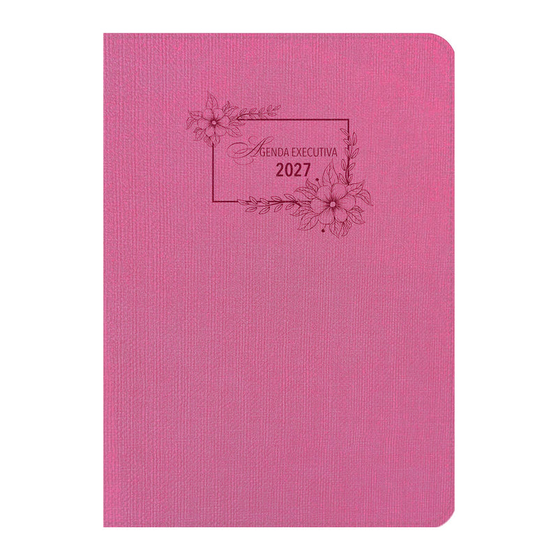 Agenda Executiva Diária 2027 | Pão Diário | Rosa Feminina