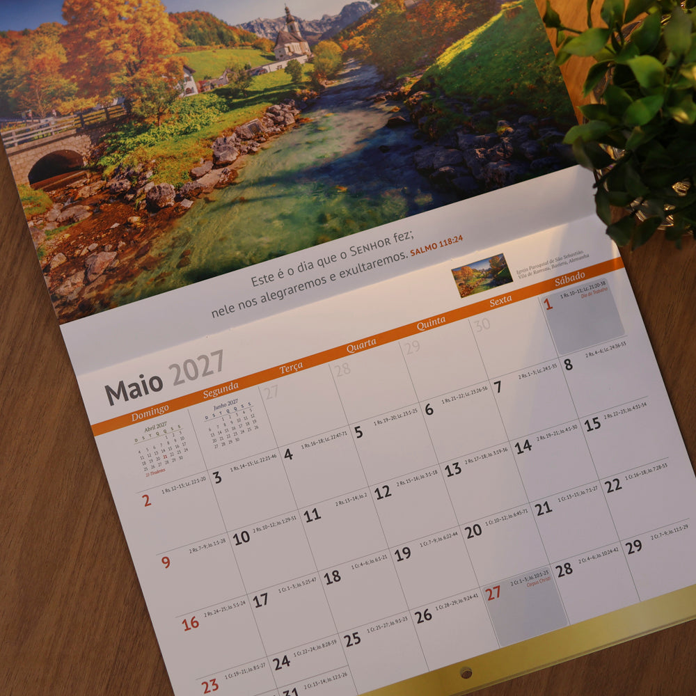 Calendário de Parede 2027 | Paisagem