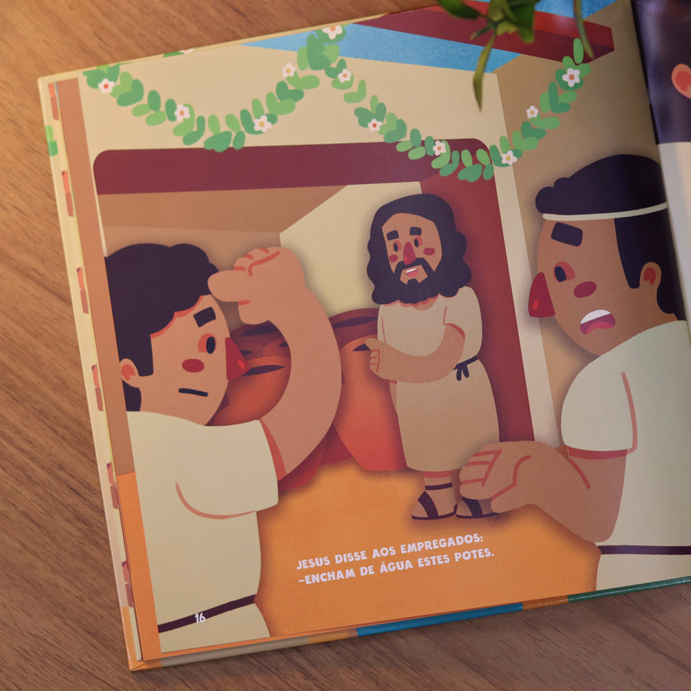 Jesus Transforma Água Em Vinho | Coleção Milagres de Jesus