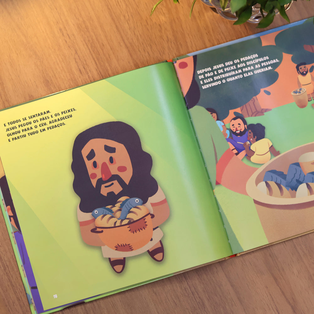 Jesus Multiplica Pães e Peixes | Coleção Milagres de Jesus