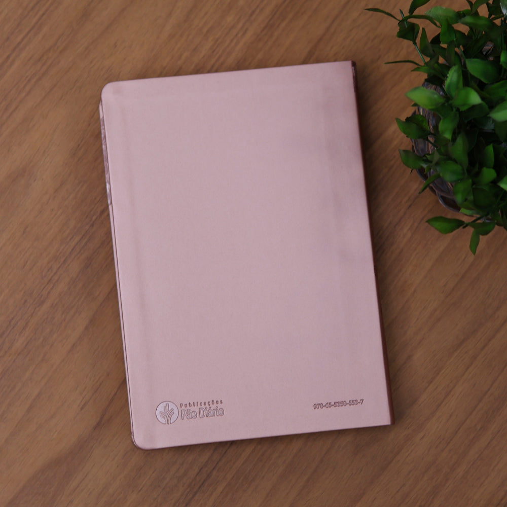 Bíblia de Estudos e Sermões de C. H. Spurgeon | NVT | Capa Rosé