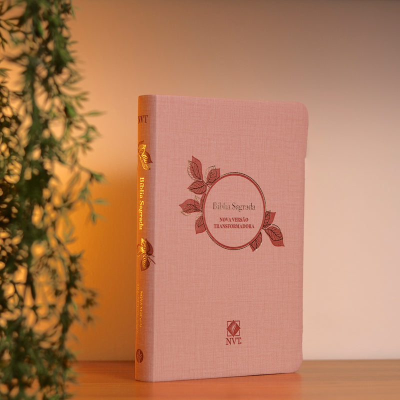 Bíblia Sagrada | NVT | Capa Luxo Rosa