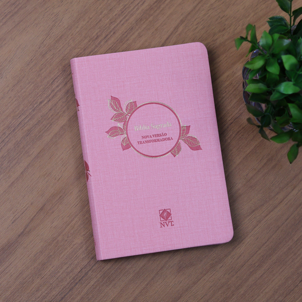 Bíblia Sagrada | NVT | Capa Luxo Rosa