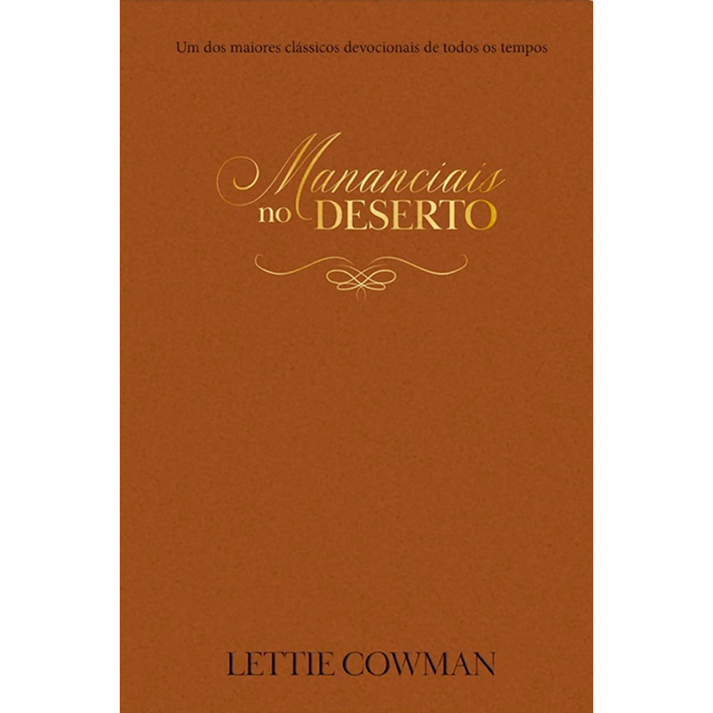 Mananciais no Deserto | Lettie Cowman | Capa Couro