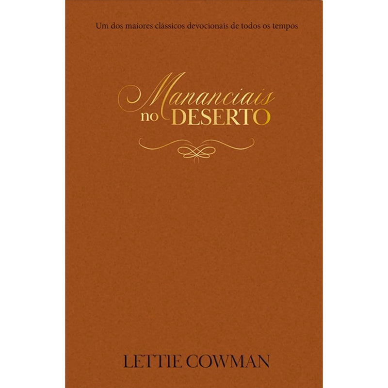 Mananciais no Deserto | Lettie Cowman | Capa Couro