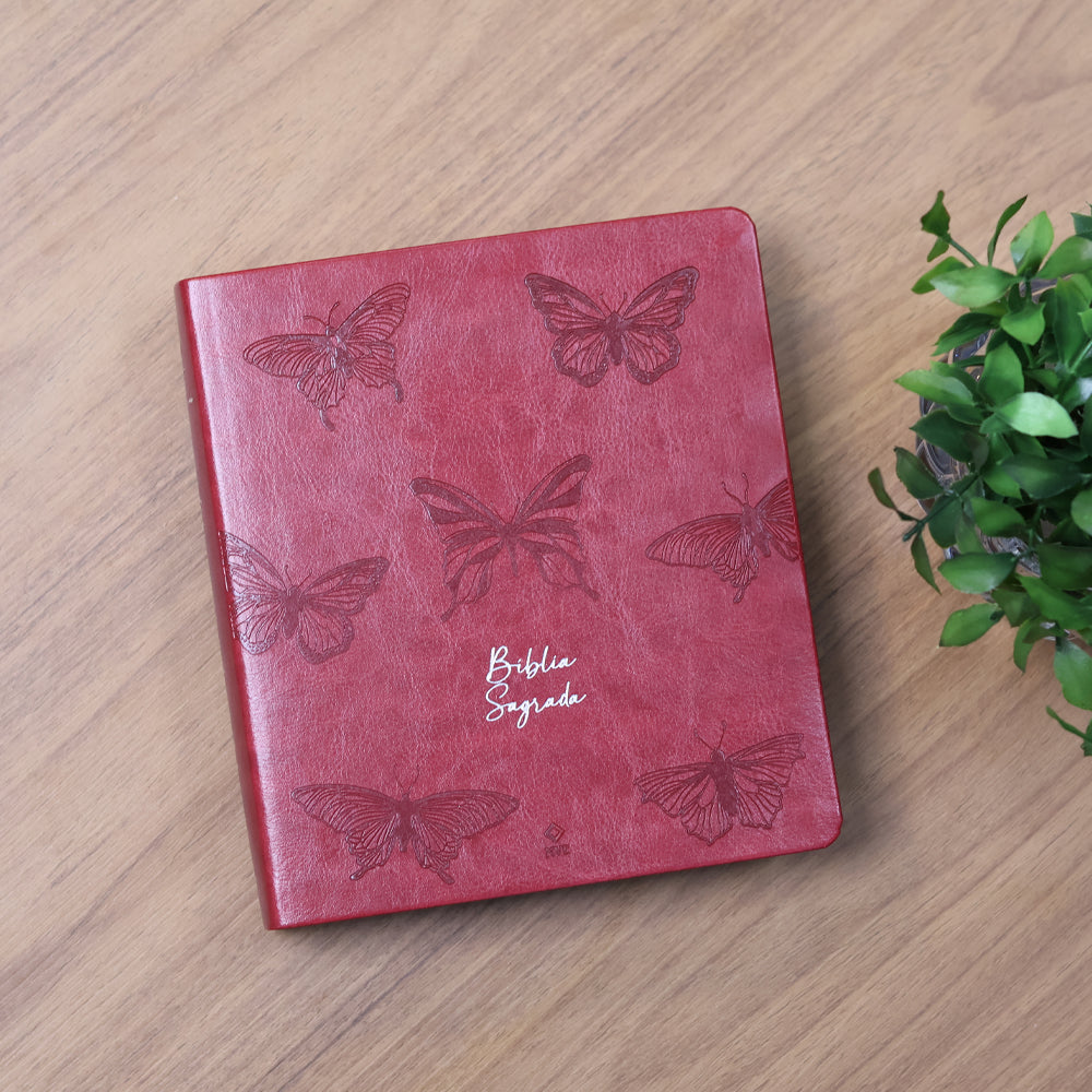 Bíblia NVT Leia e Anote | Letra Grande | Capa Renascer
