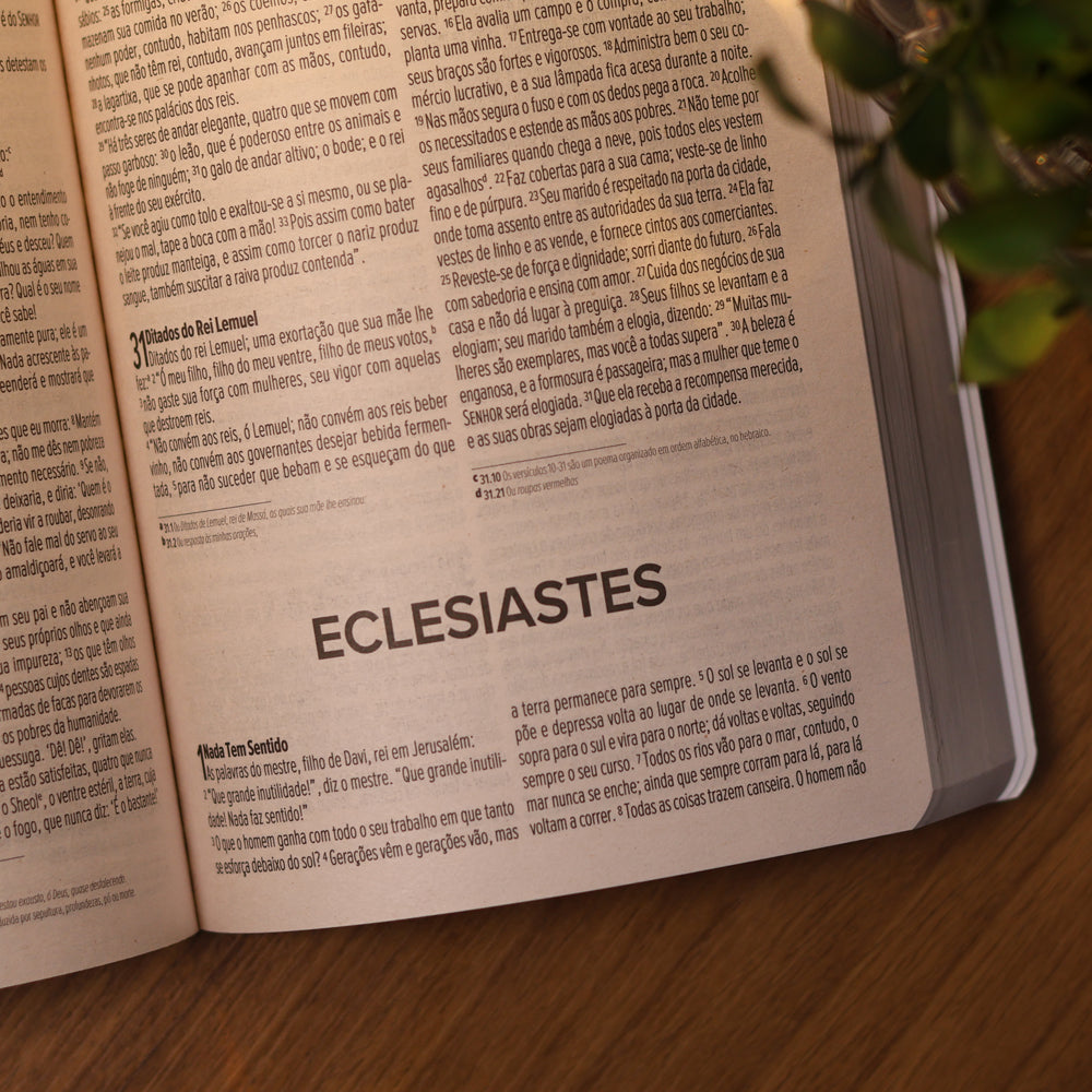 Kit Bíblia Evangelize | NVI | Miqueias 6 + Livro de Anotações