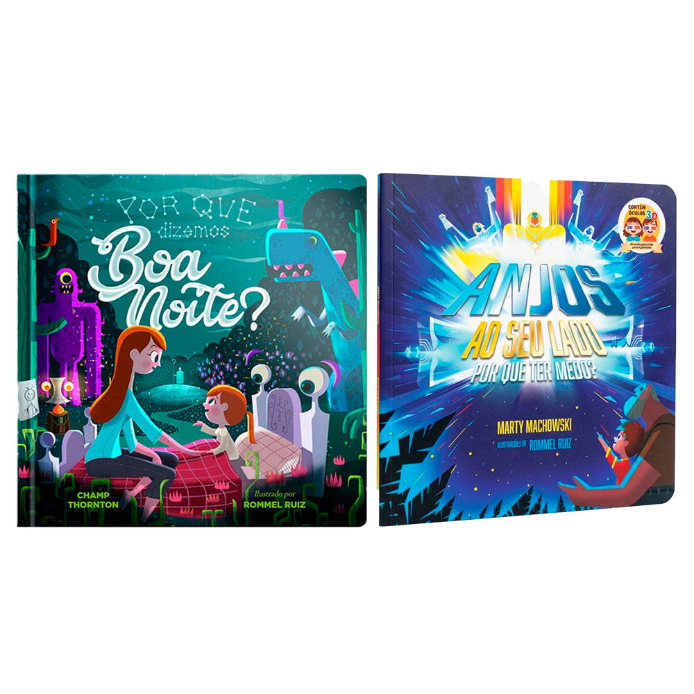 Kit Infantil | Porque Dizemos Boa Noite? + Anjos ao Seu Lado Porque Ter Medo?