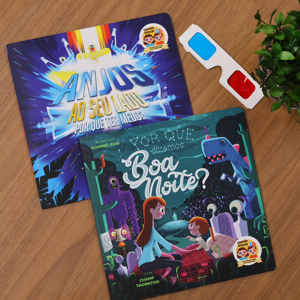 Kit Infantil | Porque Dizemos Boa Noite? + Anjos ao Seu Lado Porque Ter Medo?