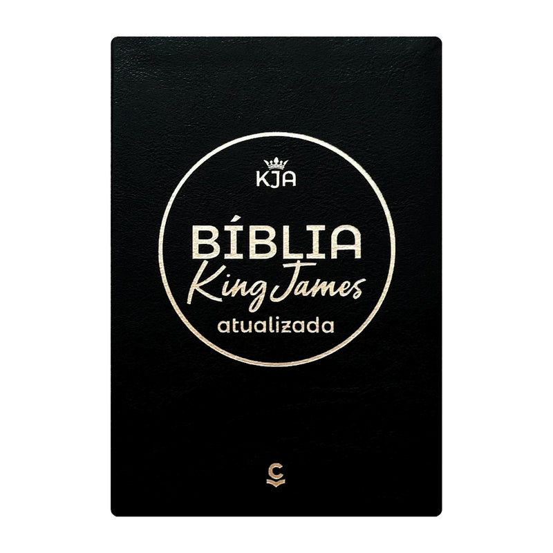 Bíblia Slim King James | KJA | Capa Luxo Preta