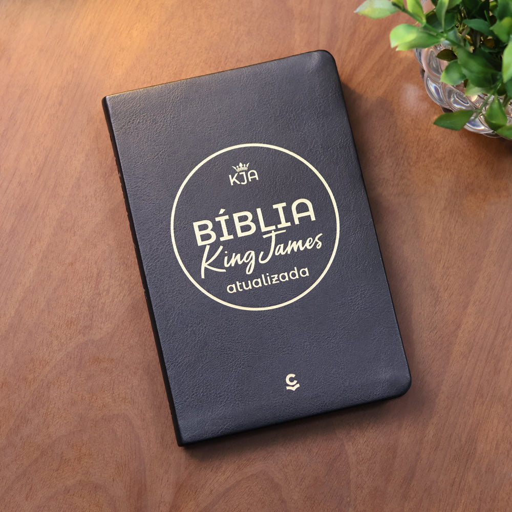 Bíblia Slim King James | KJA | Capa Luxo Preta