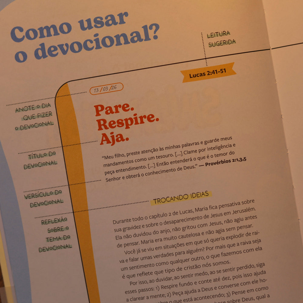 Devocional e Planner Smilinguido Turminha | Inspirado Nos Livros de Lucas e João