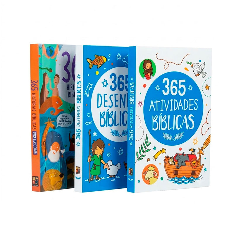 Box 365 Atividades, Desenhos e Histórias e Bíblicas | Pé da Letra