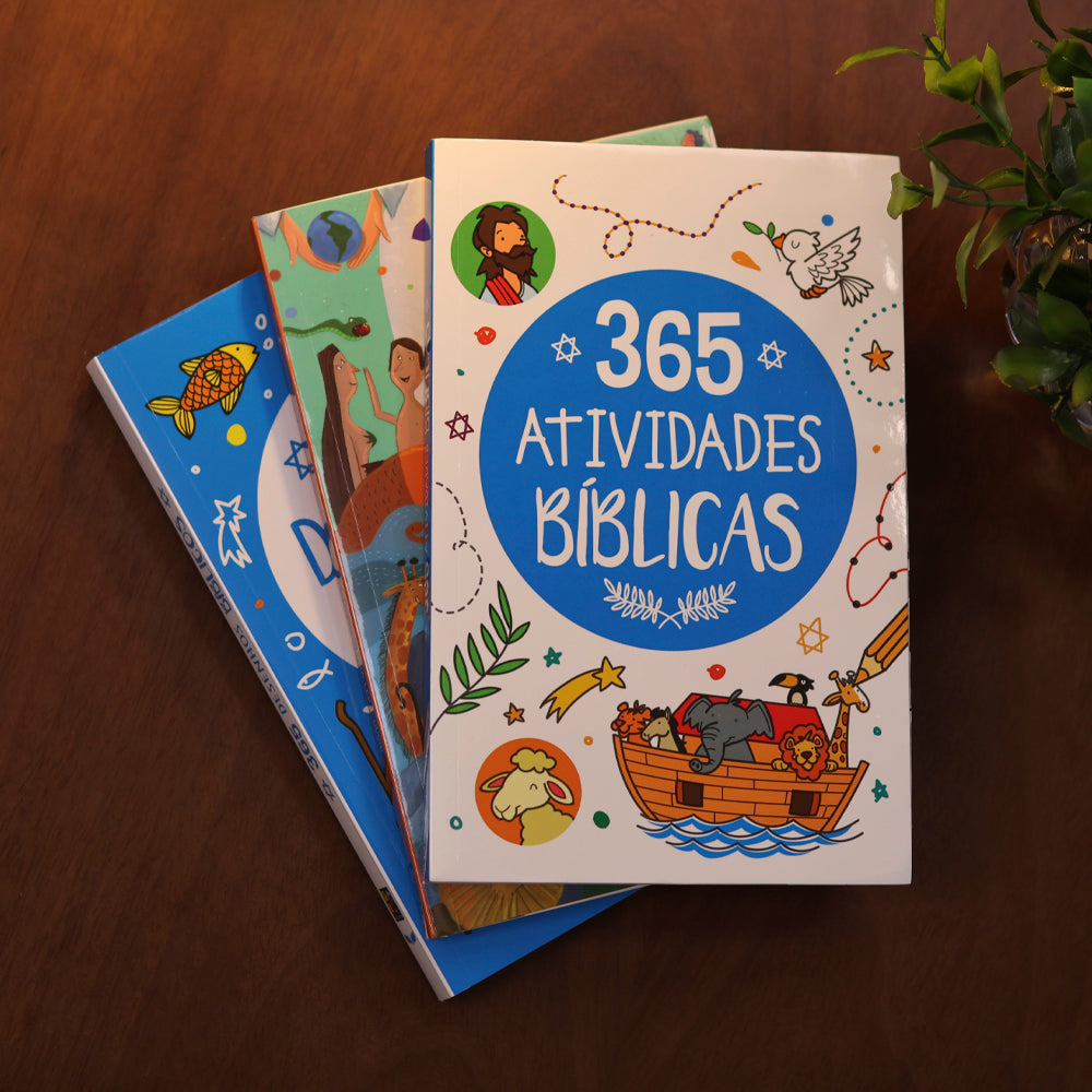 Box 365 Atividades, Desenhos e Histórias e Bíblicas | Pé da Letra