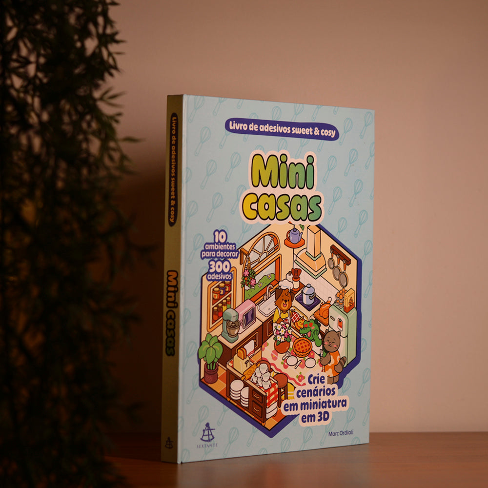 Livro de Adesivos Sweet & Cosy | Mini Casas | Marc Ordiali