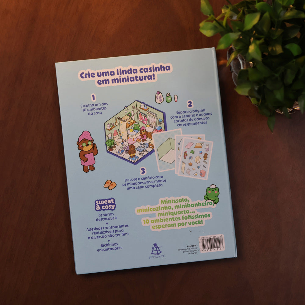 Livro de Adesivos Sweet & Cosy | Mini Casas | Marc Ordiali
