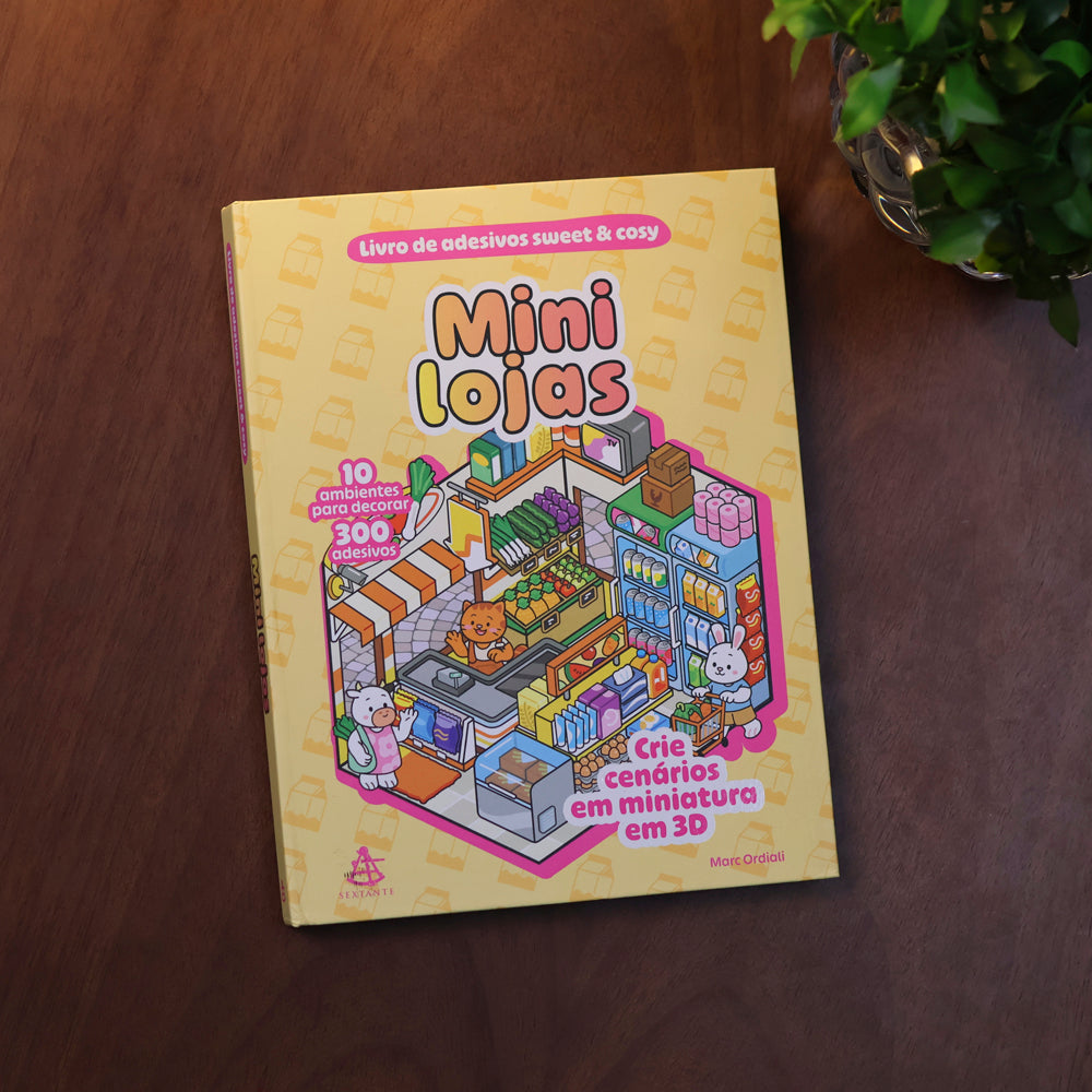 Livro de Adesivos Sweet & Cosy | Mini Lojas | Marc Ordiali