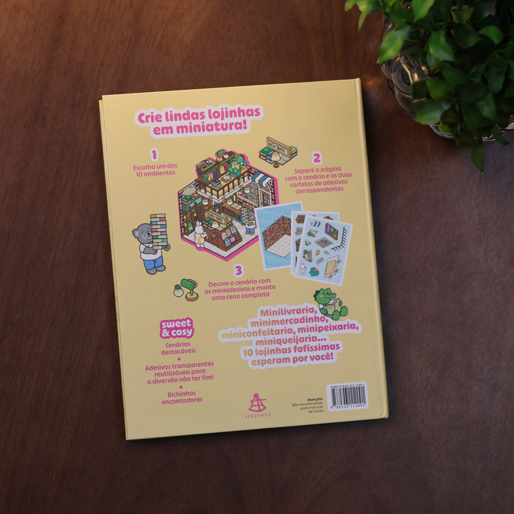 Livro de Adesivos Sweet & Cosy | Mini Lojas | Marc Ordiali