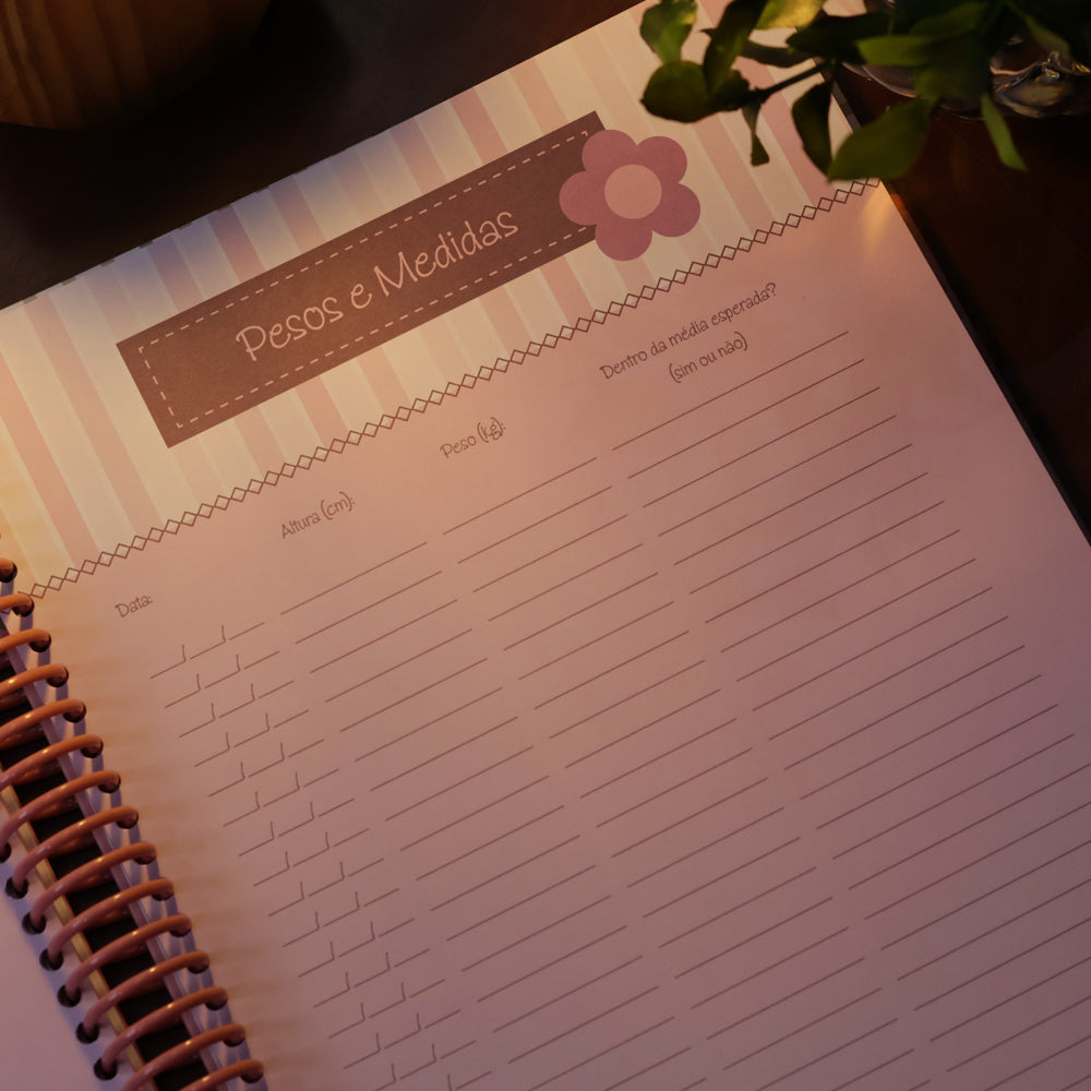 Diário do Bebê Smilinguido | Rosa