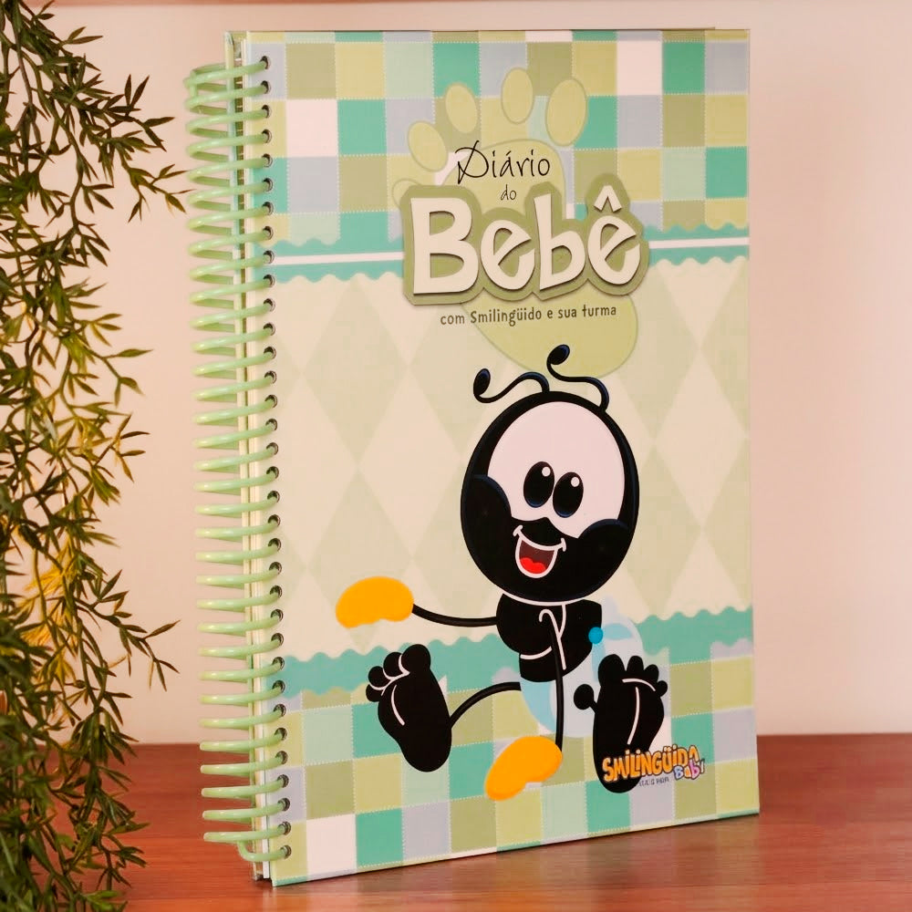Diário do Bebê Smilinguido | Verde