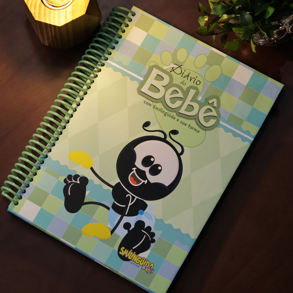 Diário do Bebê Smilinguido | Verde