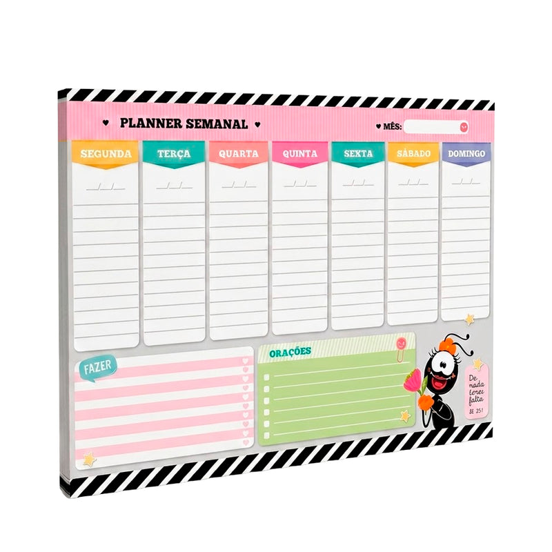 Planner Semanal Fani | De Nada Terei Falta | Smilinguido
