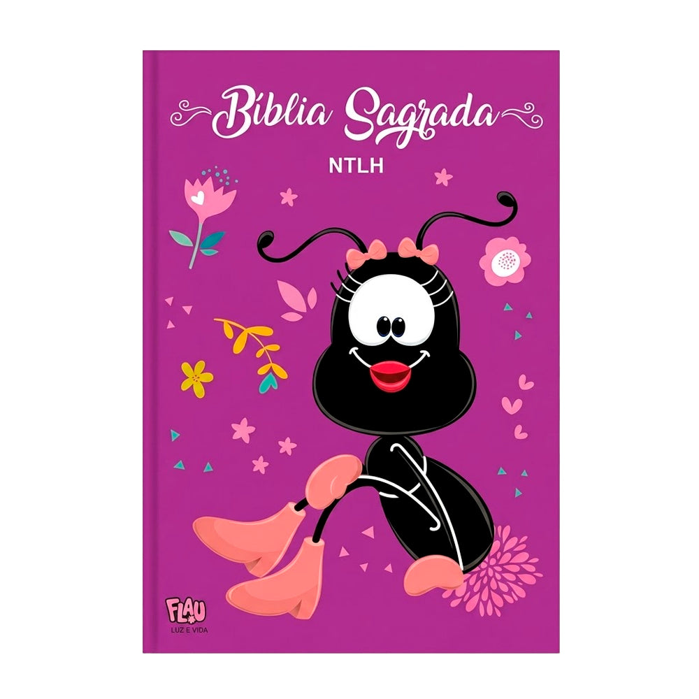 Bíblia Sagrada Flau | NTLH | Letra Maior | Capa Dura Roxa