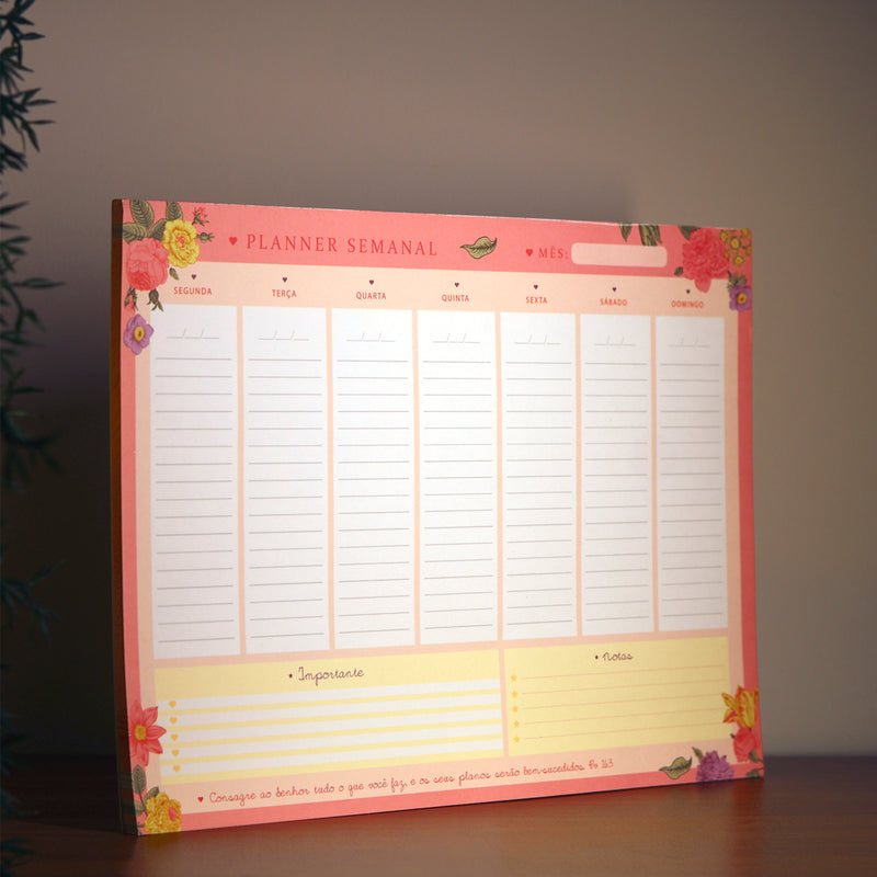 Planner Semanal | Consagre ao Senhor | Smilinguido