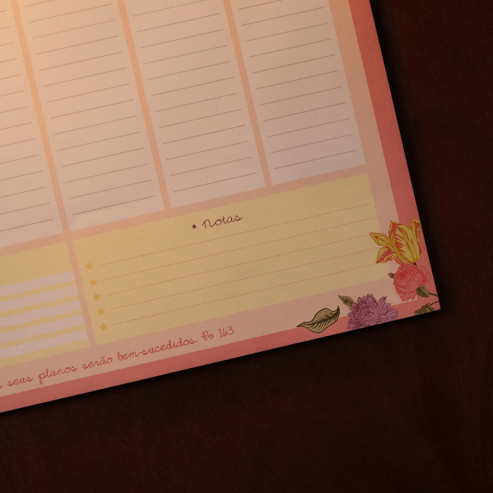 Planner Semanal | Consagre ao Senhor | Smilinguido