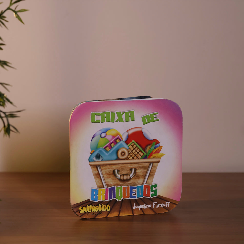 Mini Livro Caixa de Brinquedos | Smilinguido | Jaqueline Firzloff