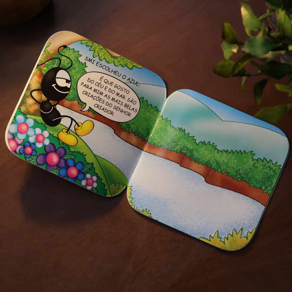 Mini Livro Qual é a Sua Cor Preferida | Smilinguido | Marianne Bettina Richter Dias
