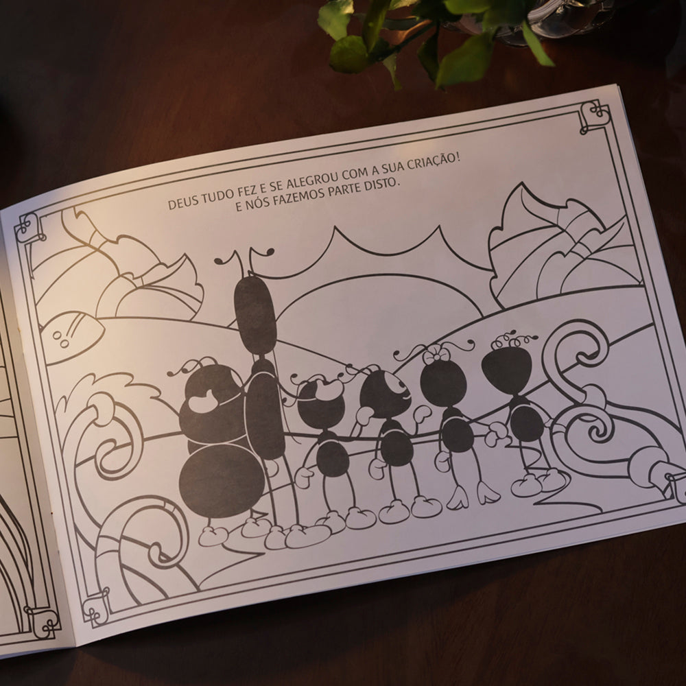 Livro Vamos Colorir | Respeito | Smilinguido