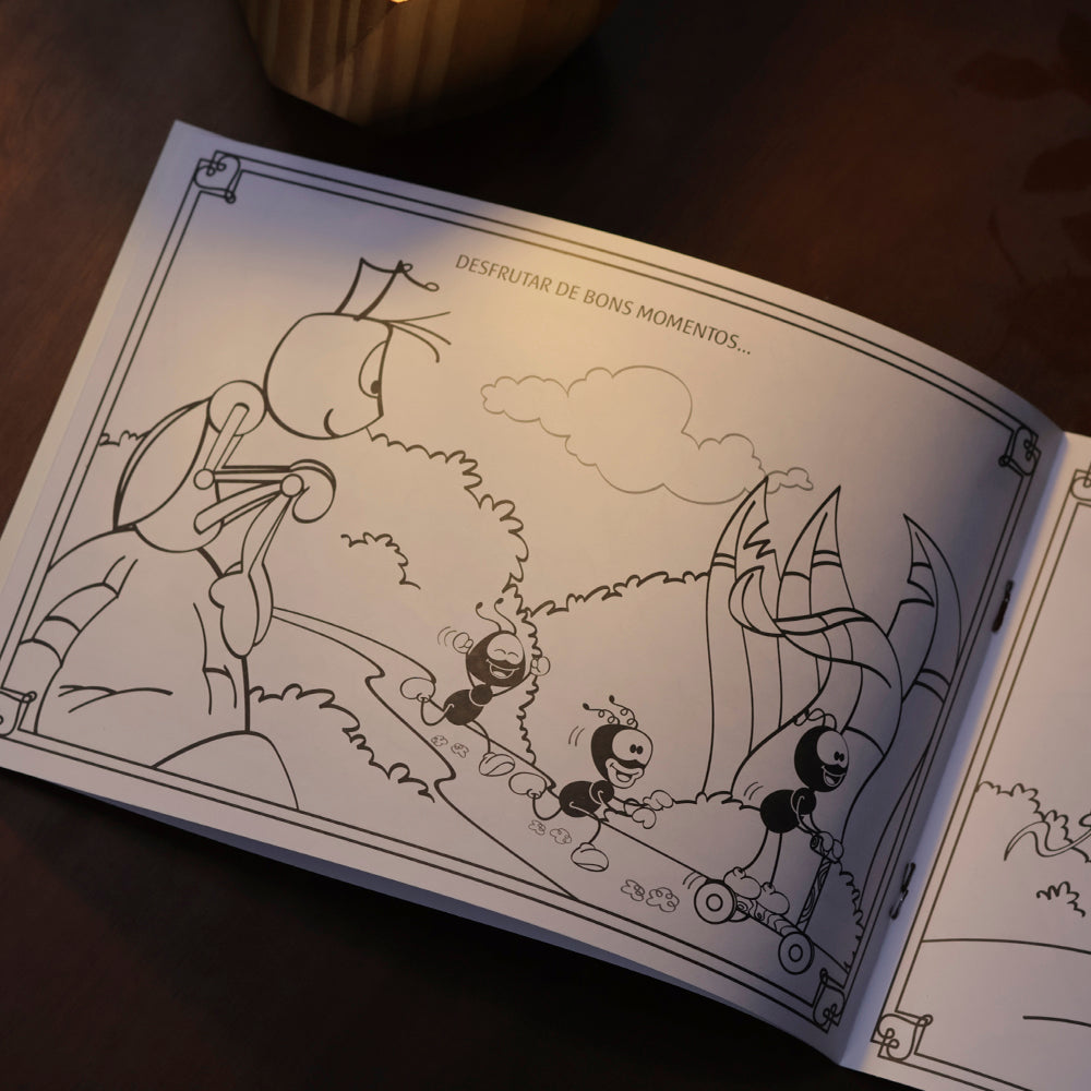 Livro Vamos Colorir | Gratidão | Smilinguido