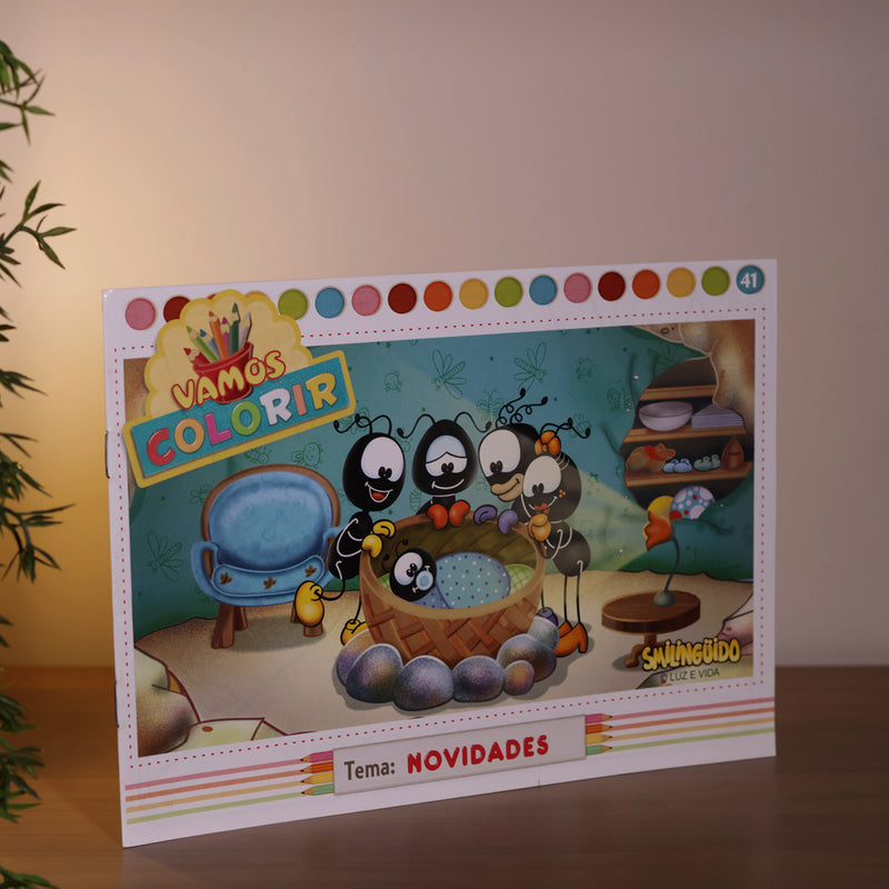 Livro Vamos Colorir | Novidades | Smilinguido