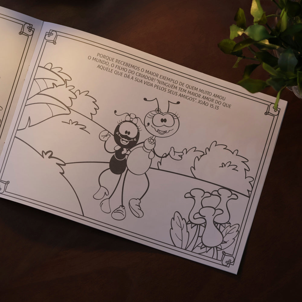 Livro Vamos Colorir | Uns aos Outros | Smilinguido