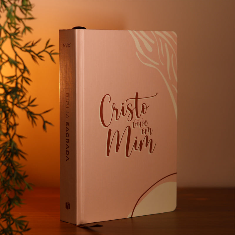 Bíblia Sagrada Cristo Vive Em Mim | NVI | Letra Maior | Capa Dura