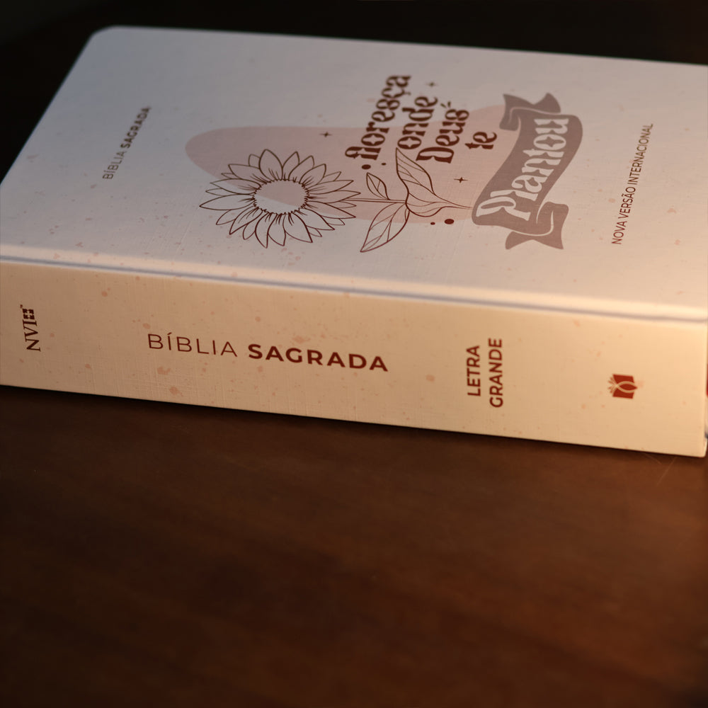 Bíblia Sagrada Floresça | NVI | Letra Grande | Capa Dura