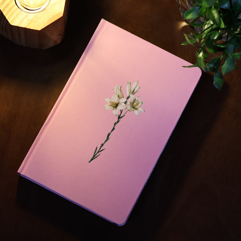 Bíblia Sagrada Lírios Rosa | NVI | Letra Maior | Capa Dura