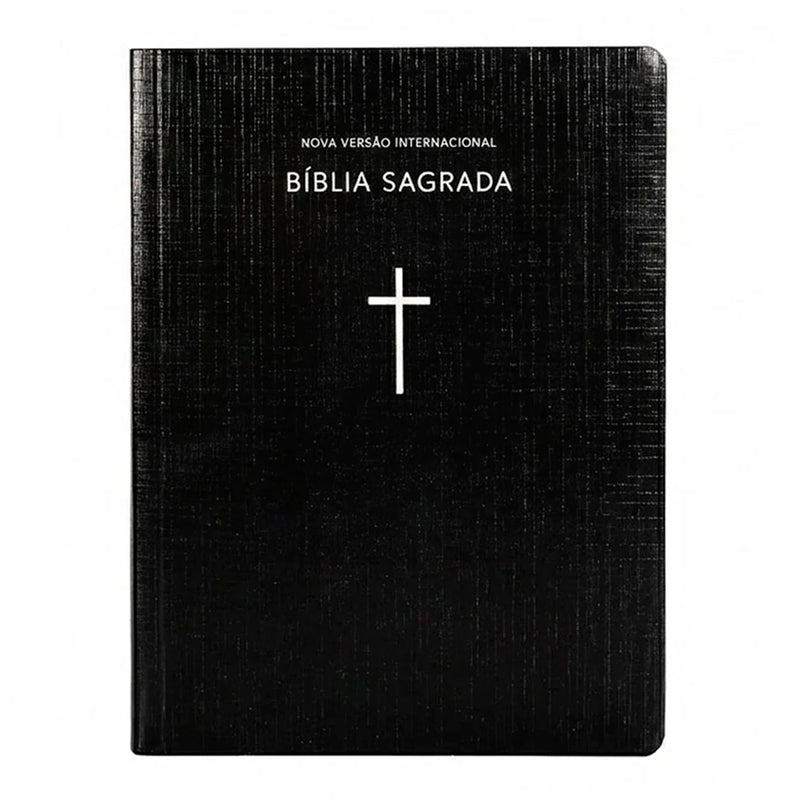 Bíblia Sagrada  | NVI | Capa Brochura Cruz Preta