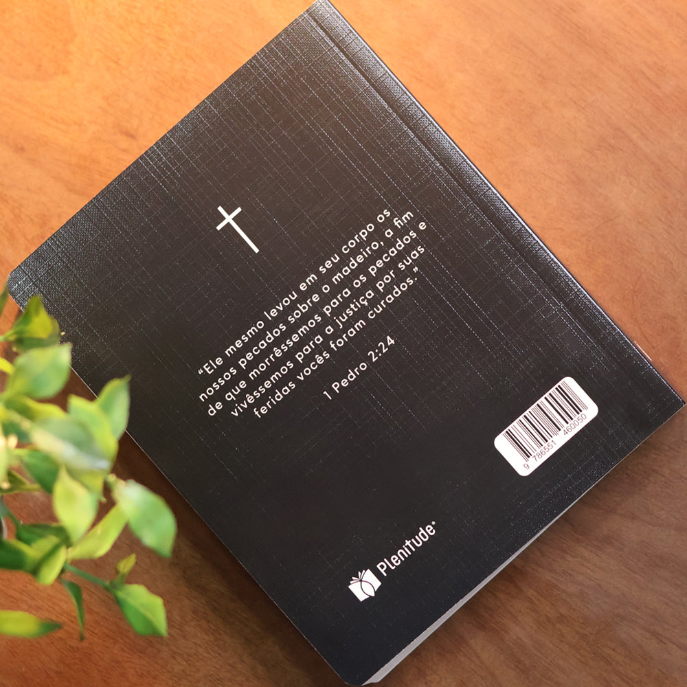 Bíblia Sagrada  | NVI | Capa Brochura Cruz Preta