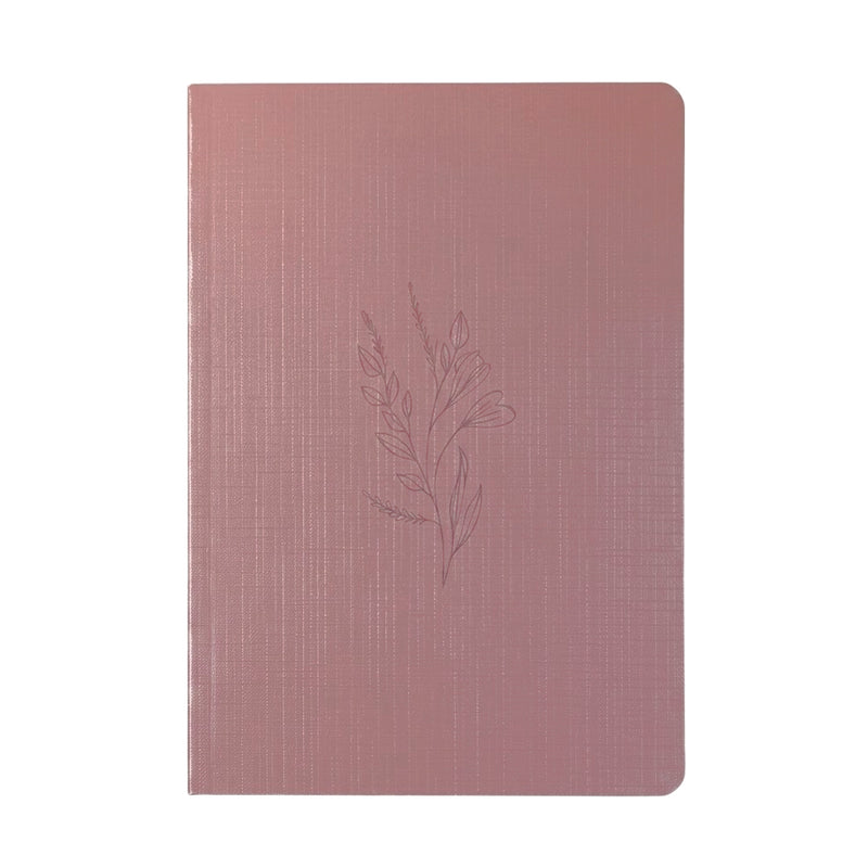 Livro Bloco de Anotações Flor Minimalista | Capa Brochura