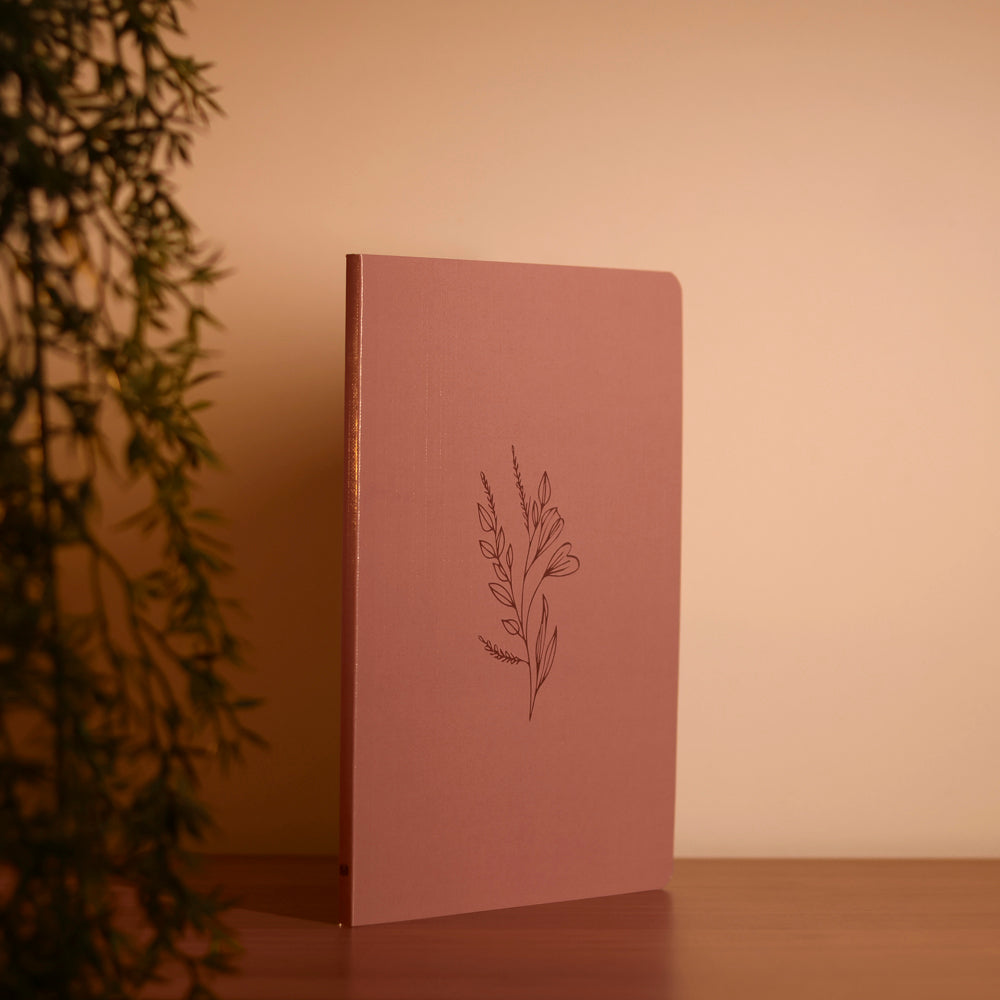 Bloco de Anotações Flor Minimalista