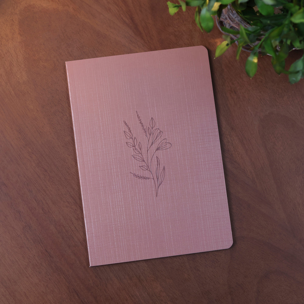 Bloco de Anotações Flor Minimalista