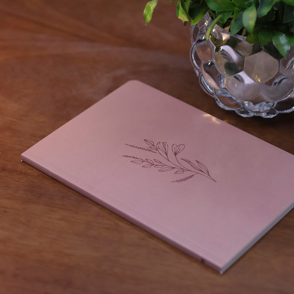 Bloco de Anotações Flor Minimalista